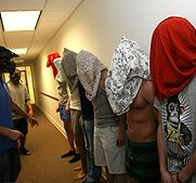 Guys bent over